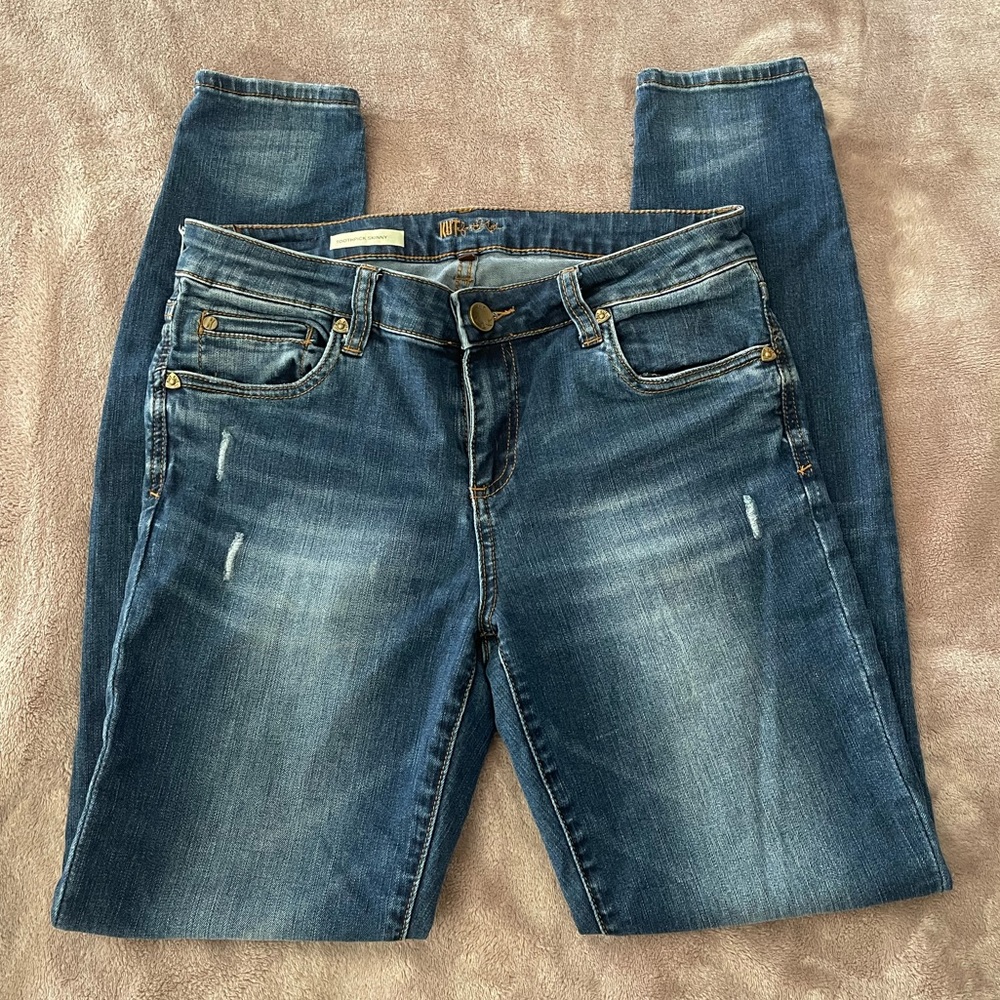 Kut From the Kloth Toothpick Skinny Jeans. Sz 8